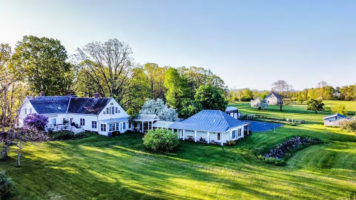Farm House aerial view